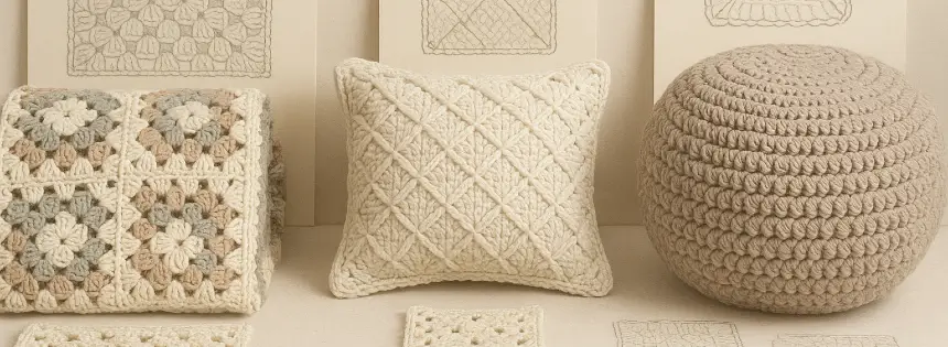 Patrones de hogar y decoración a crochet